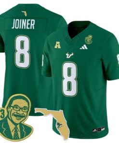 Kelley Joiner Jersey #8 South Florida Bulls Lee Roy Selmon Legacy 9 Kelley Joiner Jersey 8 South Florida Bulls Lee Roy Selmon Legacy Stitched Green