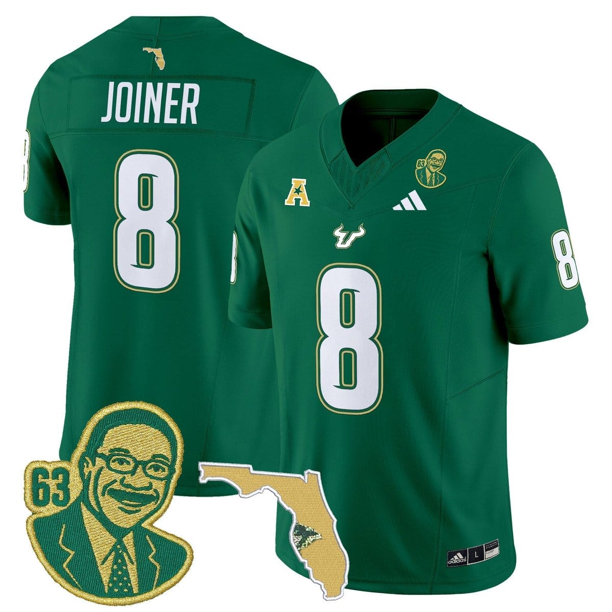 Kelley Joiner Jersey #8 South Florida Bulls Lee Roy Selmon Legacy 5 Kelley Joiner Jersey #8 South Florida Bulls Lee Roy Selmon Legacy - Image 5