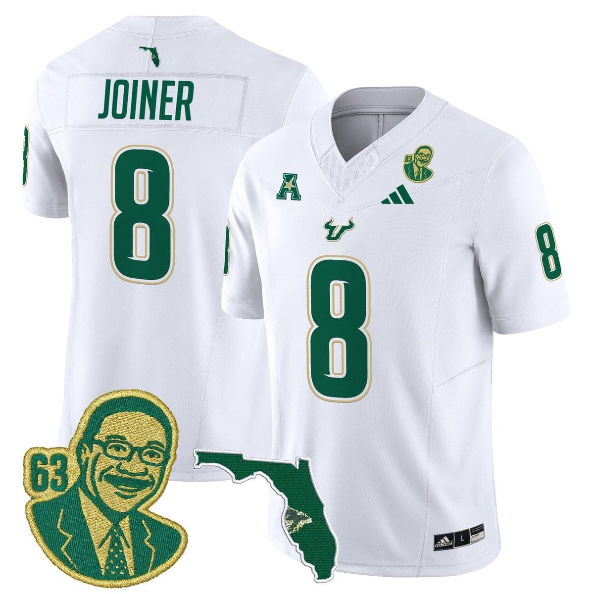 Kelley Joiner Jersey #8 South Florida Bulls Lee Roy Selmon Legacy 2 Kelley Joiner Jersey #8 South Florida Bulls Lee Roy Selmon Legacy - Image 2