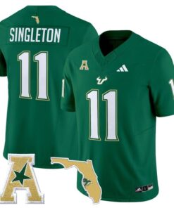 Keshaun Singleton Jersey #11 South Florida Bulls 2025 Limited Stitched 8 Keshaun Singleton Jersey 11 South Florida Bulls 2025 Limited Stitched Green 6289088f d893 4ea8 86e3 1409cddf9d61