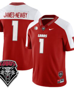 Keyshawn James Newby Jersey 1 UNM Lobo Football 2025 Stitched Alternate
