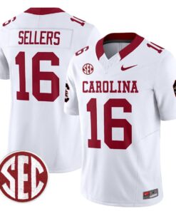 Alternative view of LaNorris Sellers Jersey #16 Carolina 1980 Throwback Rebrand 2026