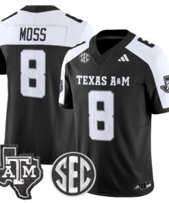 Le'Veon Moss Jersey #8 Texas A&M Aggies 2025 Vapor Stitched 7 Le Veon Moss Jersey 8 Texas A M Aggies 2025 Vapor Stitched Black Alternate ce2b3682 a812 41c5 b43c f2c6369f5106