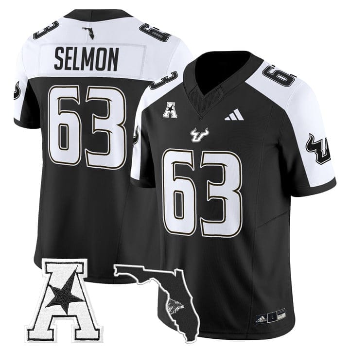 Keshaun Singleton Jersey #11 South Florida Bulls 2025 Limited Stitched 3 Keshaun Singleton Jersey #11 South Florida Bulls 2025 Limited Stitched - Image 3