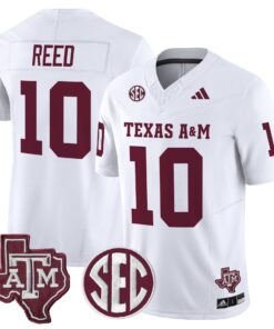Alternative view of Marcel Reed Jersey #10 Texas A&M Aggies 2025 Vapor Stitched