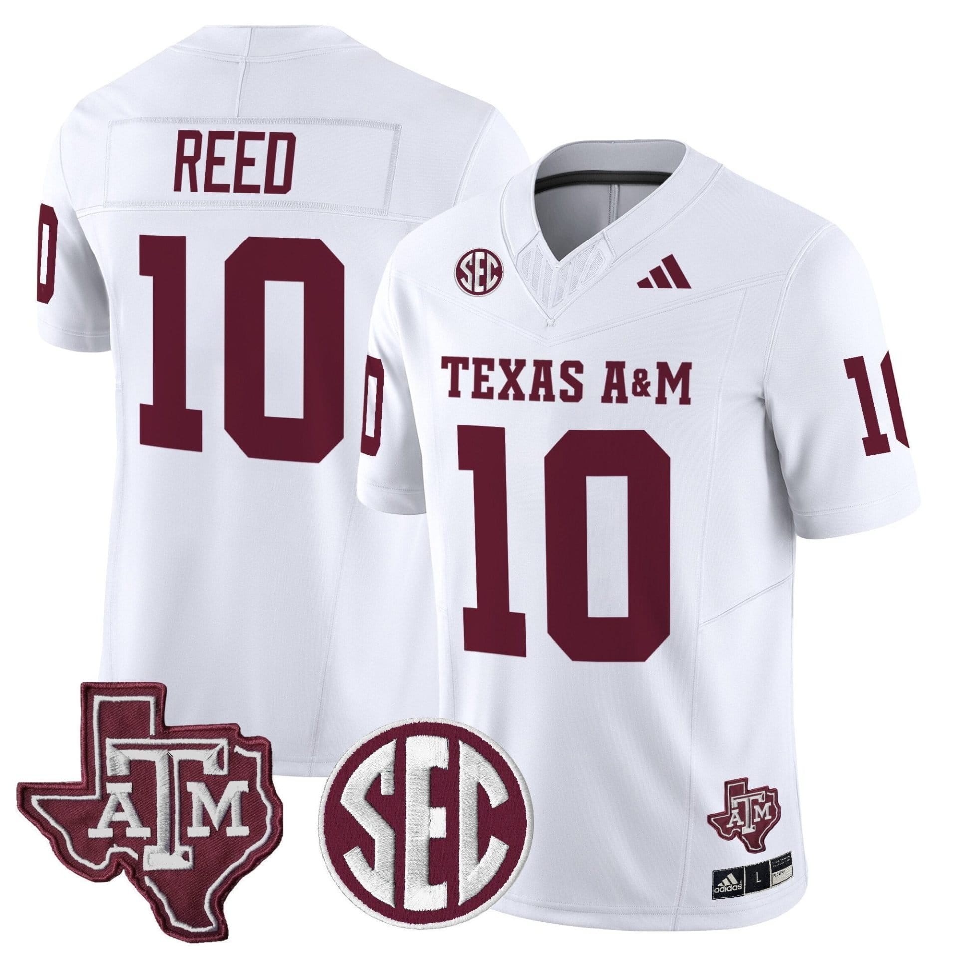 Marcel Reed Jersey #10 Texas A&M Aggies 2025 Vapor Stitched - Image 2