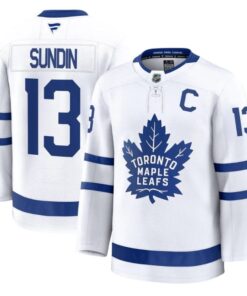 Mats Sundin Jersey #13 Toronto Maple Leafs Timeless Stitched