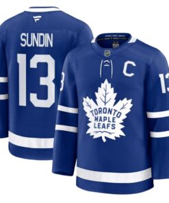 Alternative view of Mats Sundin Jersey #13 Toronto Maple Leafs Timeless Stitched
