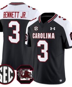 Mazeo Bennett Jr Jersey 3 South Carolina Gamecocks 2025 Stitched Black Alter