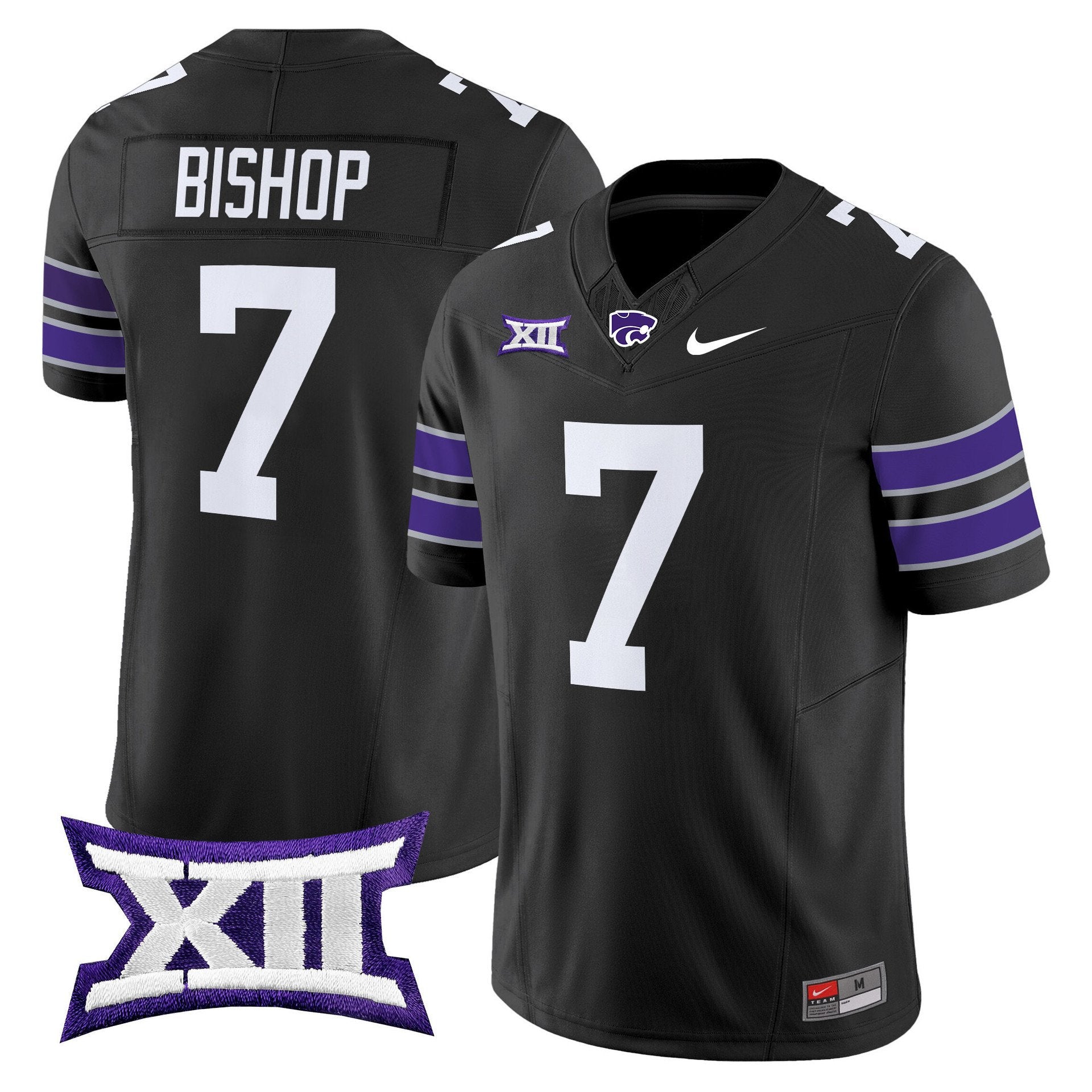 Michael Bishop Jersey 7 Kansas State Wildcats 2025 Limited Stitched Black