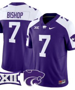 Michael Bishop Jersey 7 Kansas State Wildcats 2025 Limited Stitched Purple Alter