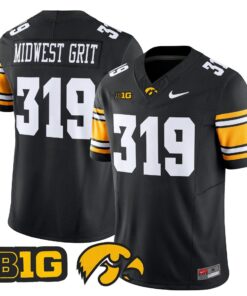 Midwest Grit Jersey #319 Iowa Hawkeyes 2025 Limited Stitched