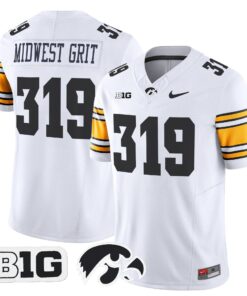 Alternative view of Midwest Grit Jersey #319 Iowa Hawkeyes 2025 Limited Stitched