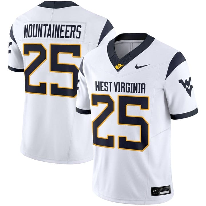 Mountaineers Jersey #25 West Virginia Mountaineers 2025 Limited Stitched - Image 2