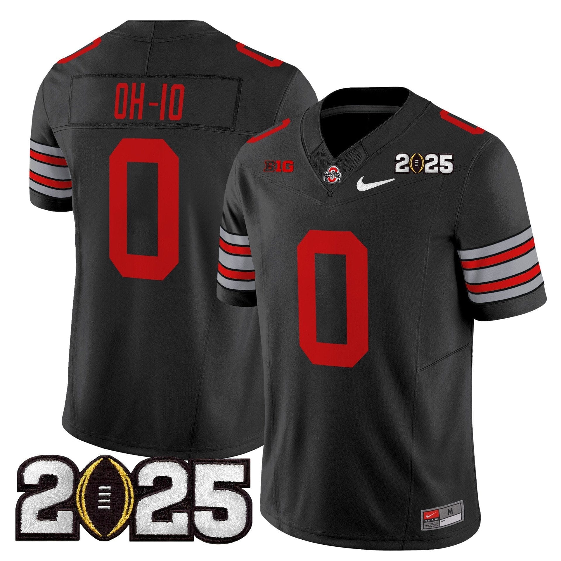 OH-IO Jersey #0 Ohio State Heritage Stripe 2025 CFP Final Stitched 6 OH IO Jersey 0 Ohio State Heritage Stripe 2025 CFP Final Stitched Black 89ce78ad be39 47a4 a86b d143728afddc