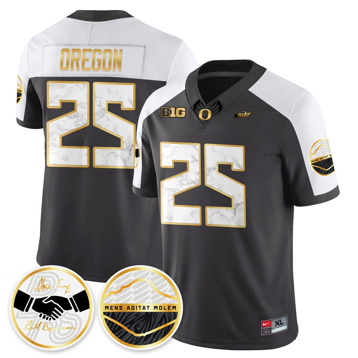 Oregon Jersey #25 Oregon Ducks 2025 Shoe Duck Stitched - Image 3