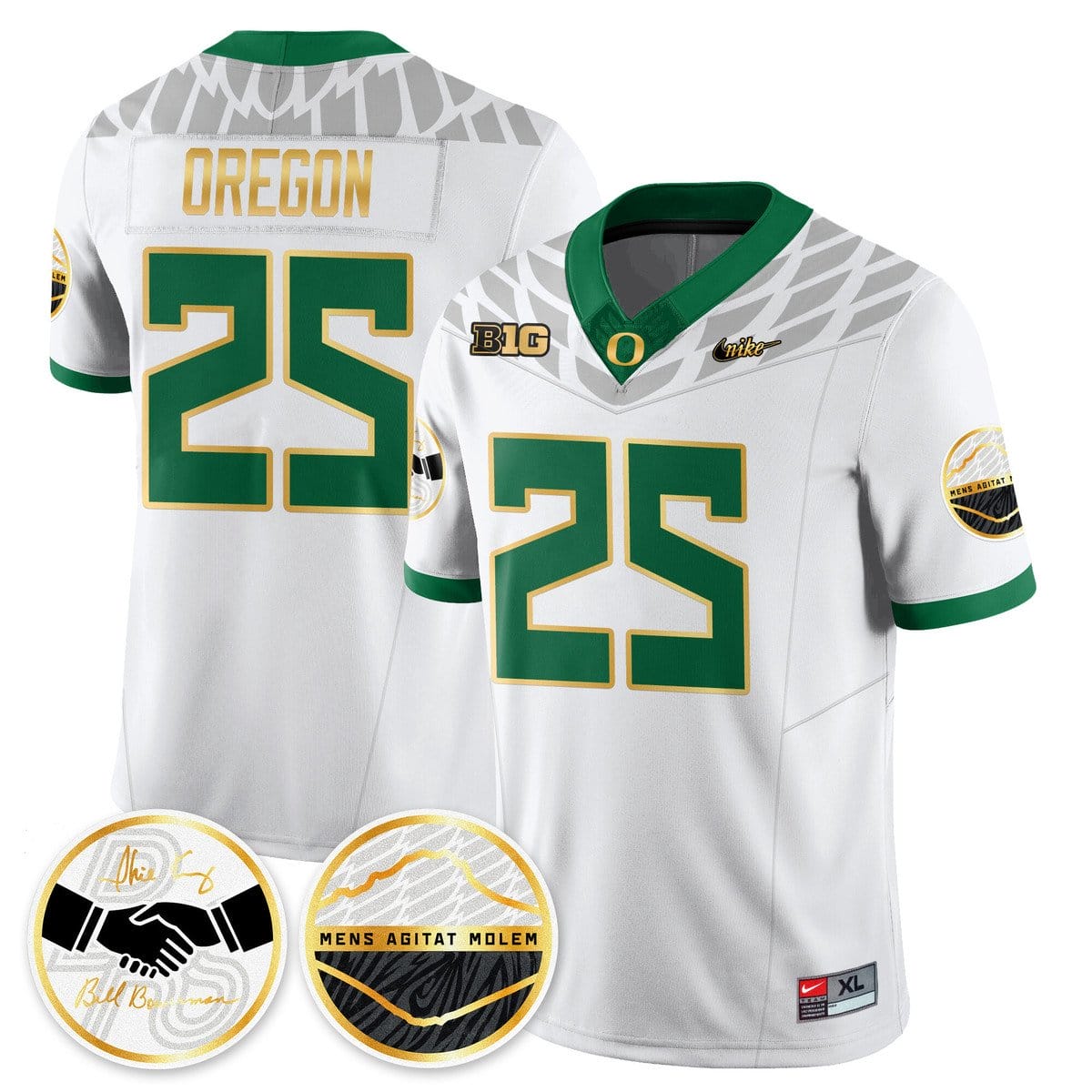 Oregon Jersey #25 Oregon Ducks 2025 Shoe Duck Stitched - Image 2