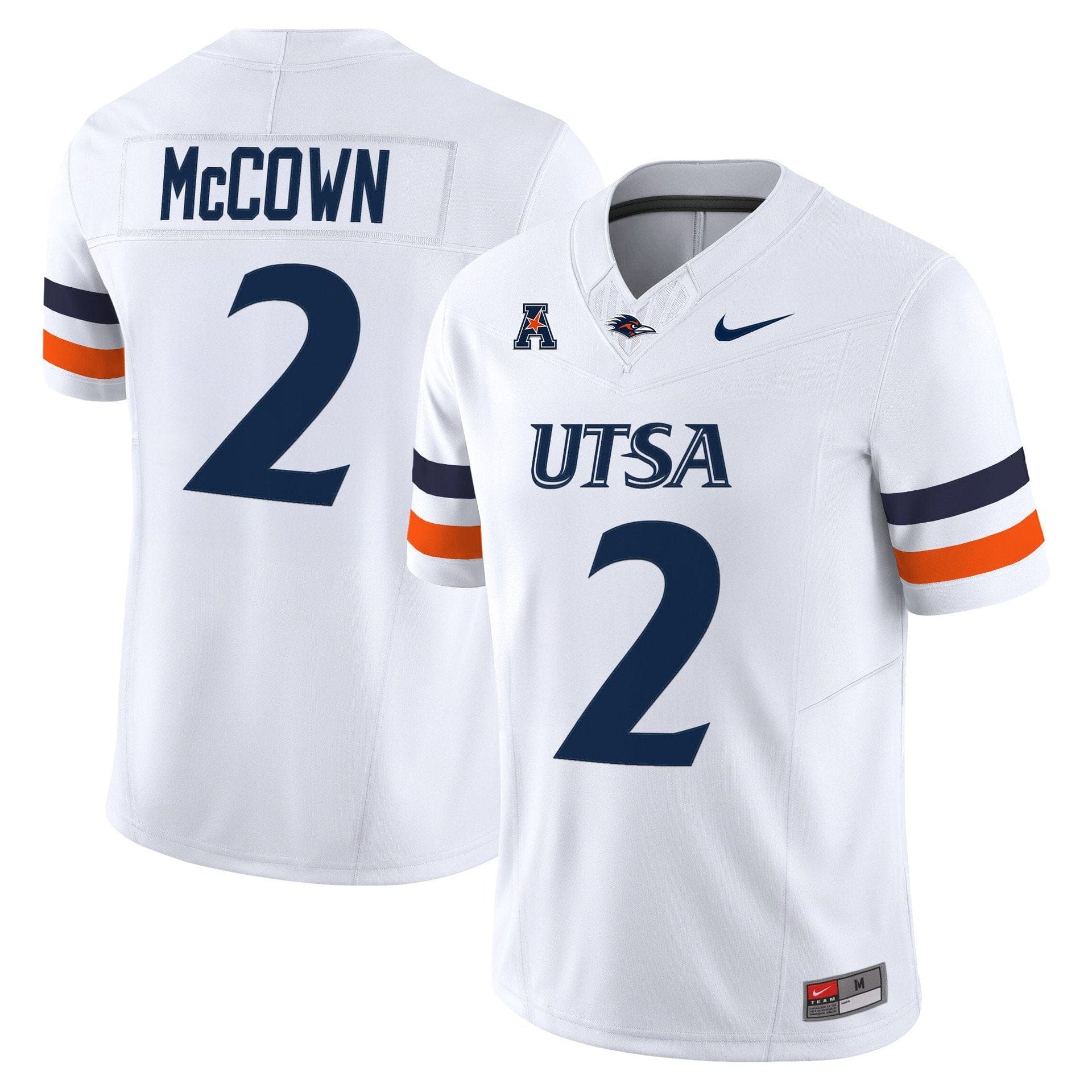 Owen McCown Jersey 2 UTSA Roadrunners 2025 Vapor Limited Stitched White
