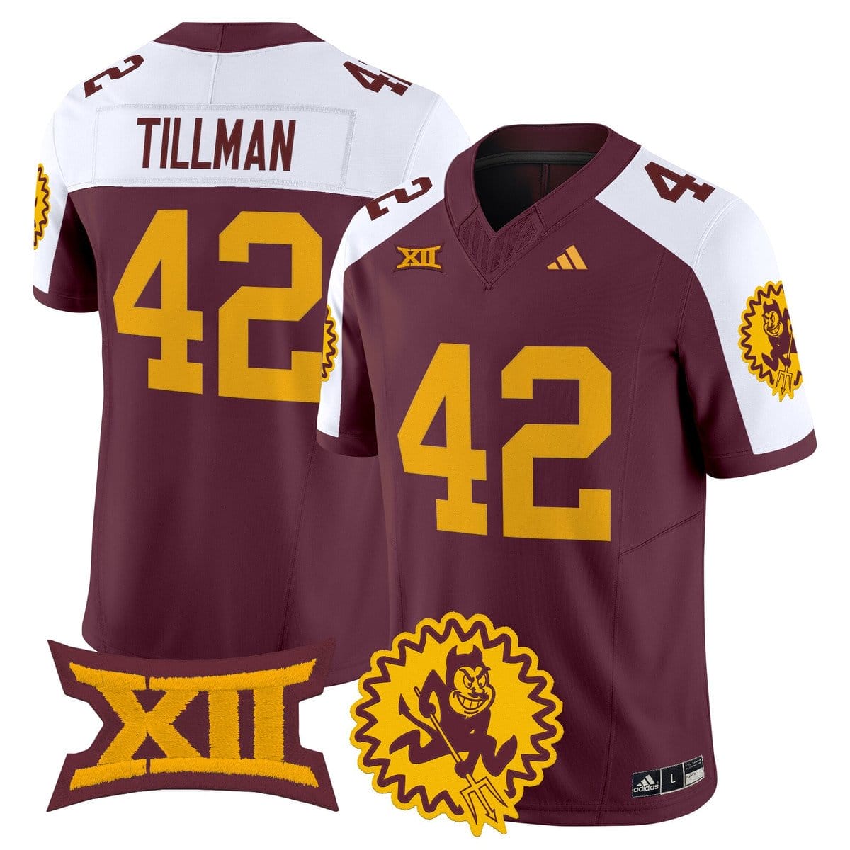 Pat Tillman Jersey #42 Arizona State Sun Devils 1975 Throwback Stitched - Image 4