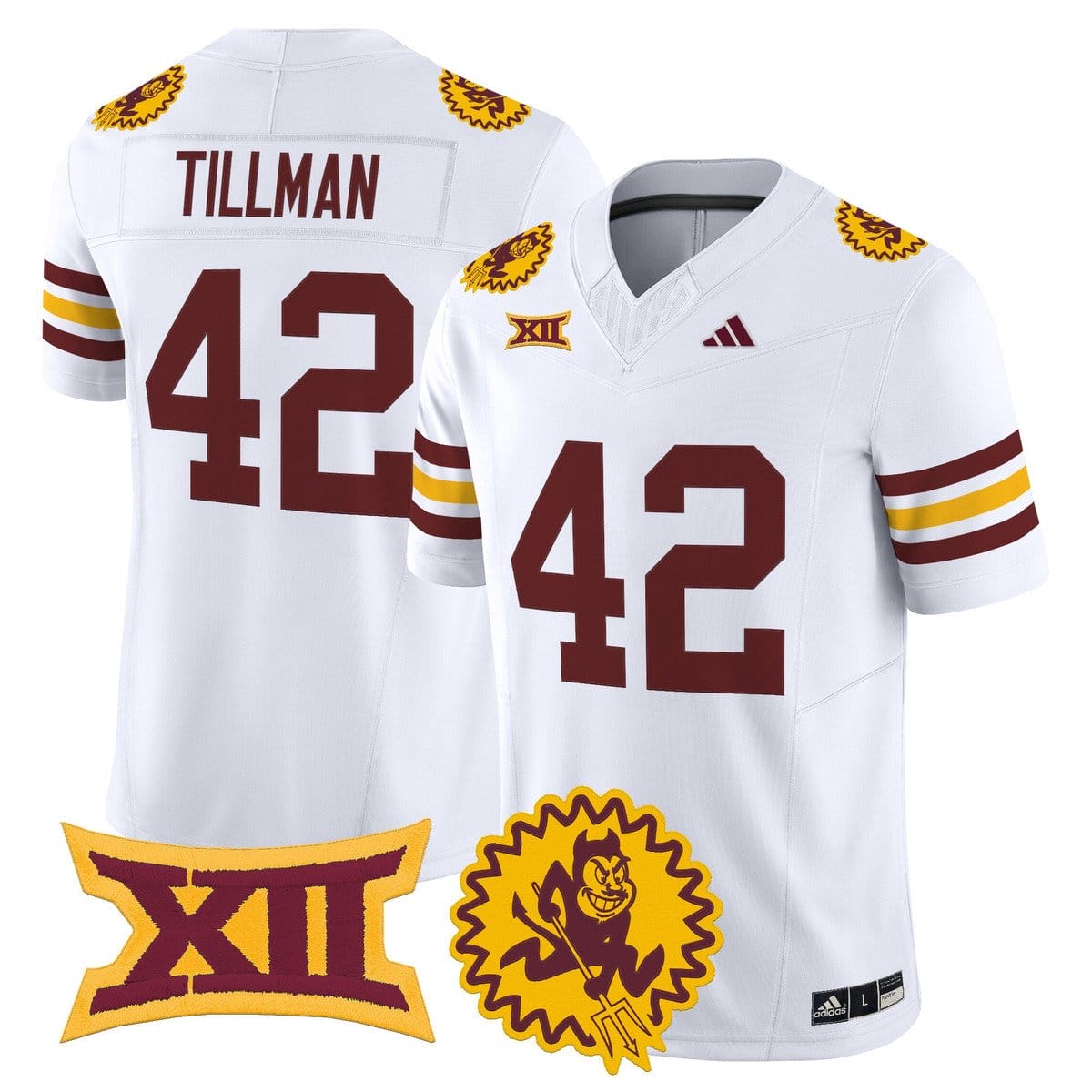 Pat Tillman Jersey #42 Arizona State Sun Devils 1975 Throwback Stitched - Image 2