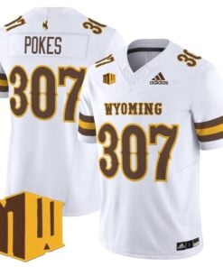 Pokes Jersey #307 Wyoming Cowboys 2025 Vapor Limited Stitched