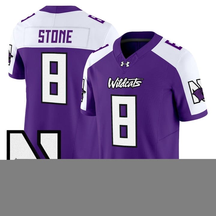 Preston Stone Jersey #8 Northwestern Wildcats Honoring 95 Vapor Limited Stitched 4 Preston Stone Jersey #8 Northwestern Wildcats Honoring 95 Vapor Limited Stitched - Image 4