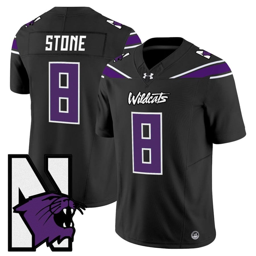 Preston Stone Jersey #8 Northwestern Wildcats Honoring 95 Vapor Limited Stitched 1 Preston Stone Jersey #8 Northwestern Wildcats Honoring 95 Vapor Limited Stitched
