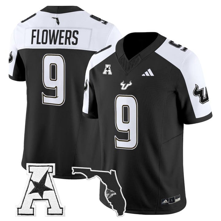 Quinton Flowers Jersey #9 South Florida Bulls 2025 Limited Stitched - Image 3