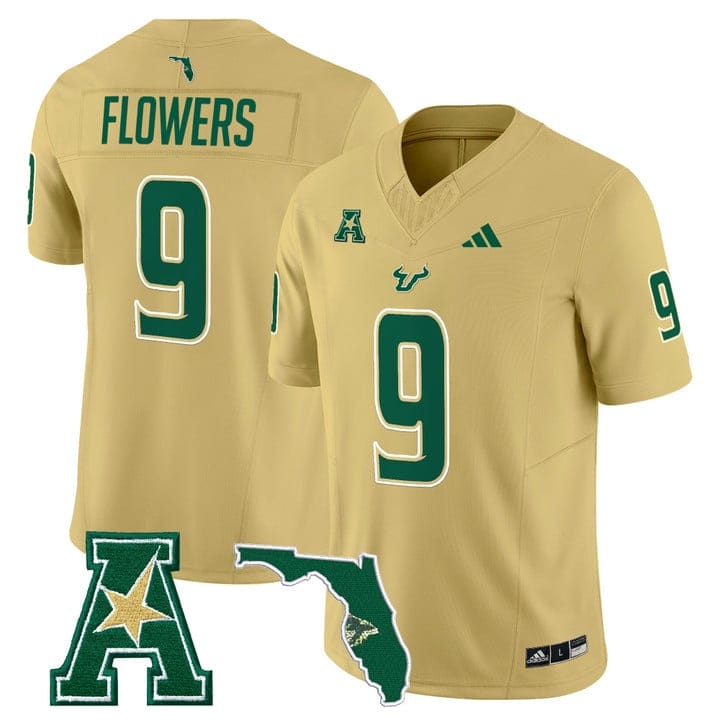 Quinton Flowers Jersey #9 South Florida Bulls 2025 Limited Stitched - Image 5