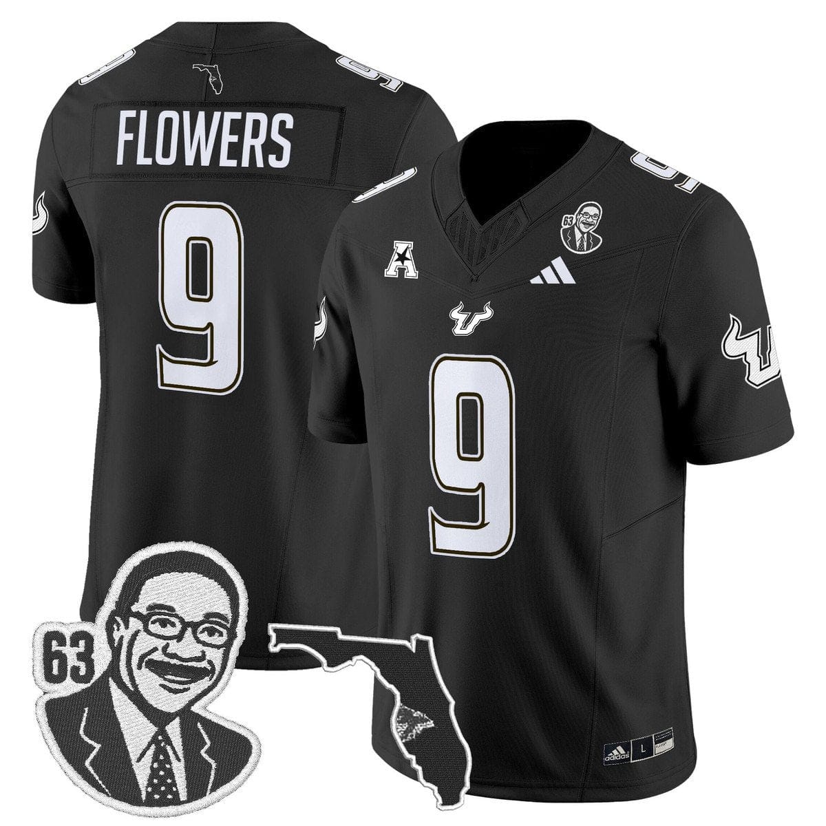 Quinton Flowers Jersey 9 South Florida Bulls Lee Roy Selmon Legacy Black 1e8e2a86 a3ed 401e a71b 2a520657f34f