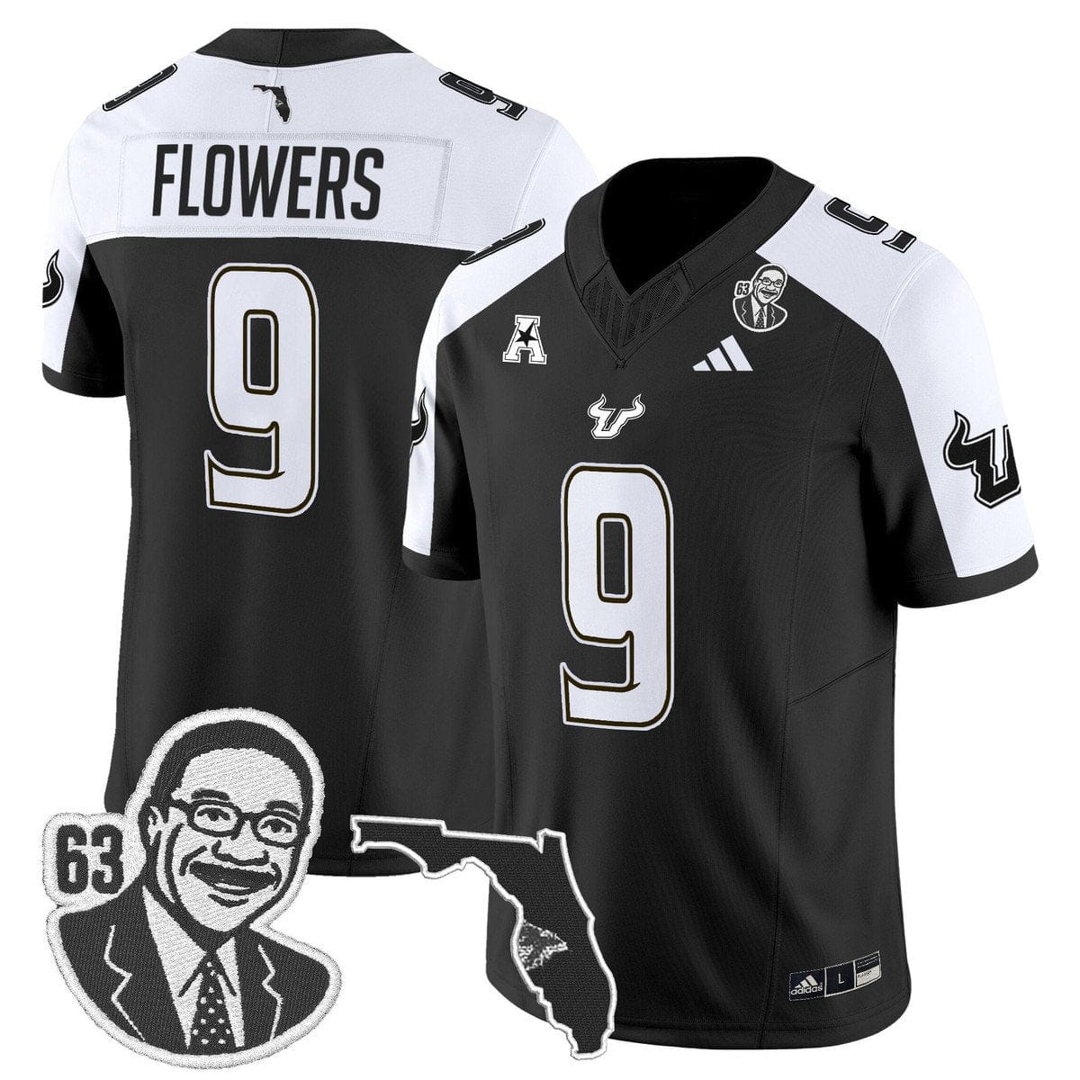Quinton Flowers Jersey #9 South Florida Bulls Lee Roy Selmon Legacy - Image 3