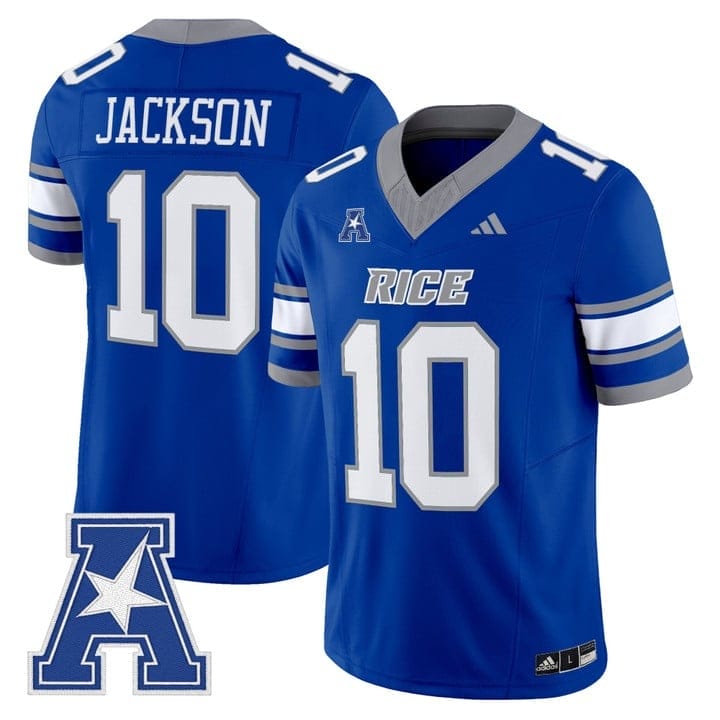 Quinton Jackson Jersey #10 Rice Owls 2025 Vapor Limited Stitched - Image 3