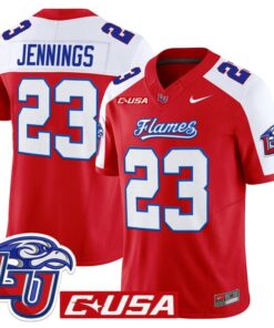 Rashad Jennings Jersey 23 Liberty Flames 2025 Vapor Limited Stitched Red Alter