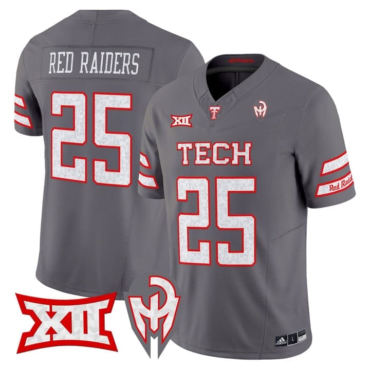 Red Raiders Jersey #25 Texas Tech Too Cold Vapor Limited Stitched - Image 3