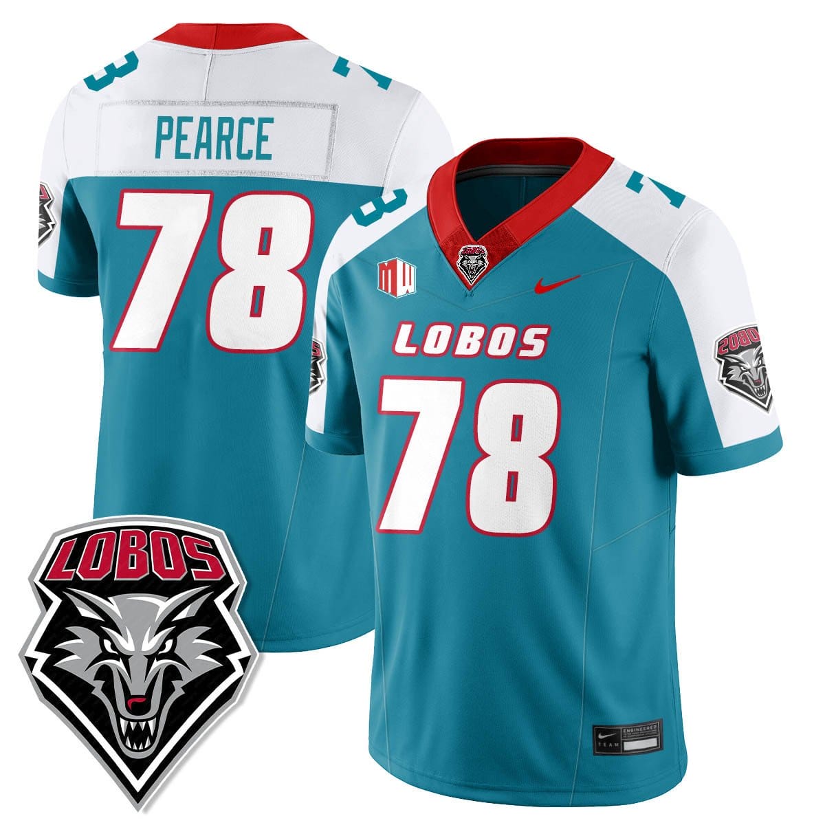Richard Pearce Jersey #78 UNM Lobo Football 2025 All Stitched - Image 2