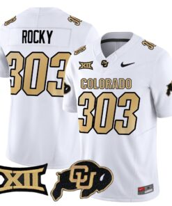 Rocky Jersey 303 Colorado Buffaloes 2025 Vapor Limited Stitched White 6da5755a e692 4751 9baf 4faa698023d2