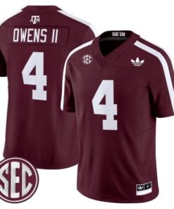 Rueben Owens II Jersey #4 Texas A&M Aggies 2025 Vapor V2 Stitched 9 Rueben Owens II Jersey 4 Texas A M Aggies 2025 Vapor V2 Stitched Maroon 22a3b4bb e8fc 415b 98a0 93a10c7e058e