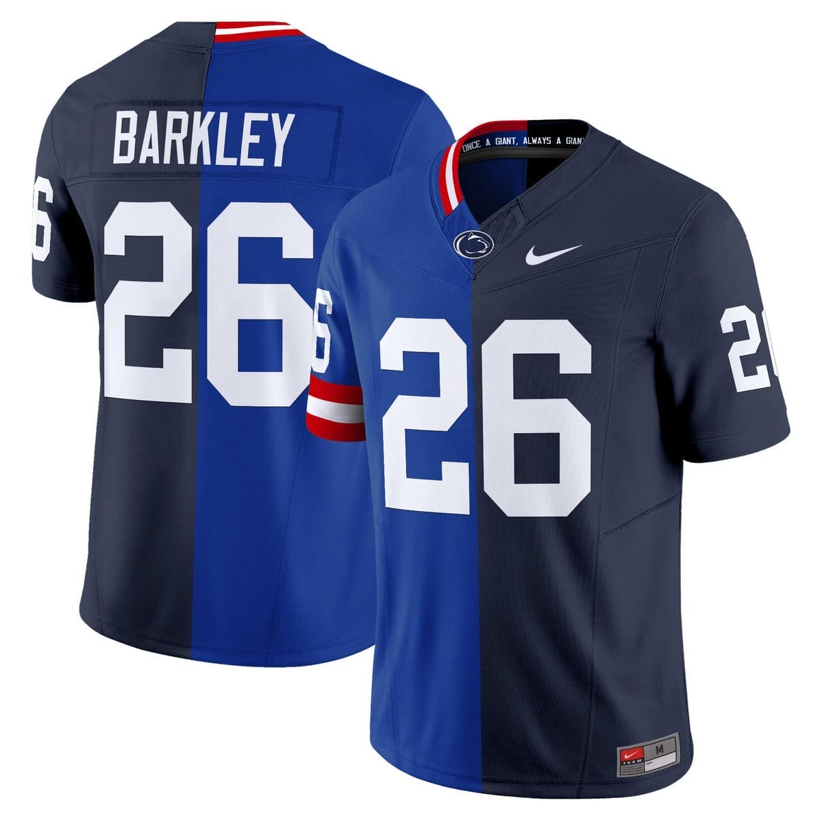 Saquon Barkley Jersey #26 Penn State Nittany Lions Split Stitched 3 Saquon Barkley Jersey #26 Penn State Nittany Lions Split Stitched - Image 3