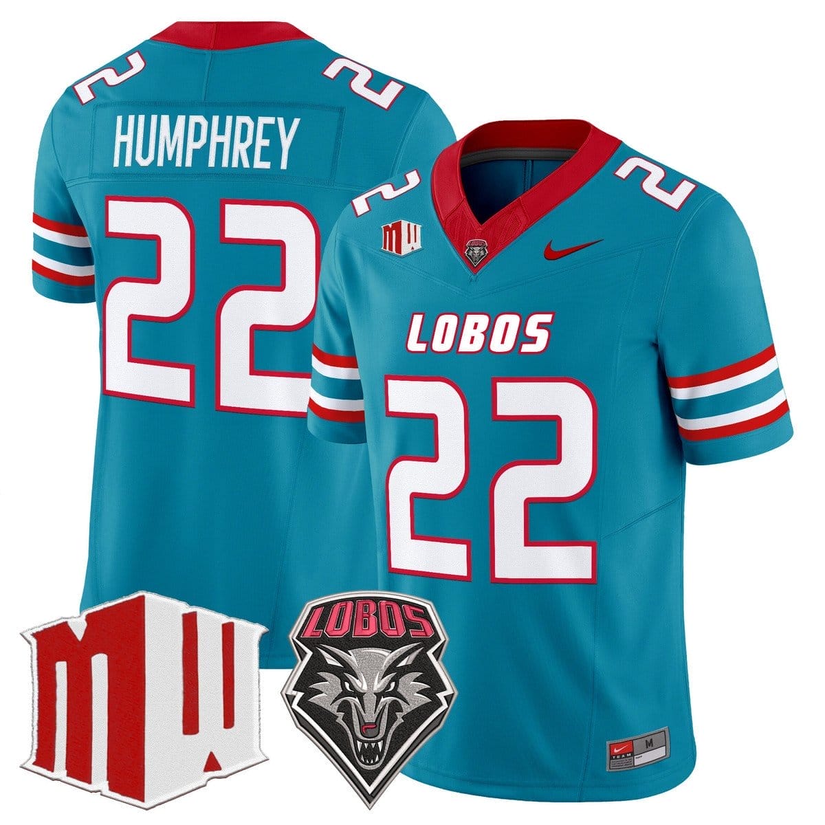 Scottre Humphrey Jersey 22 New Mexico Lobos 2025 Vapor Limited Turquoise 21c5a0fb 2f7f 4e4d a018 671782a55b06