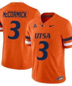 Sincere McCormick Jersey #3 UTSA Roadrunners 2025 Vapor Limited Stitched 5 Sincere McCormick Jersey 3 UTSA Roadrunners 2025 Vapor Limited Stitched Orange