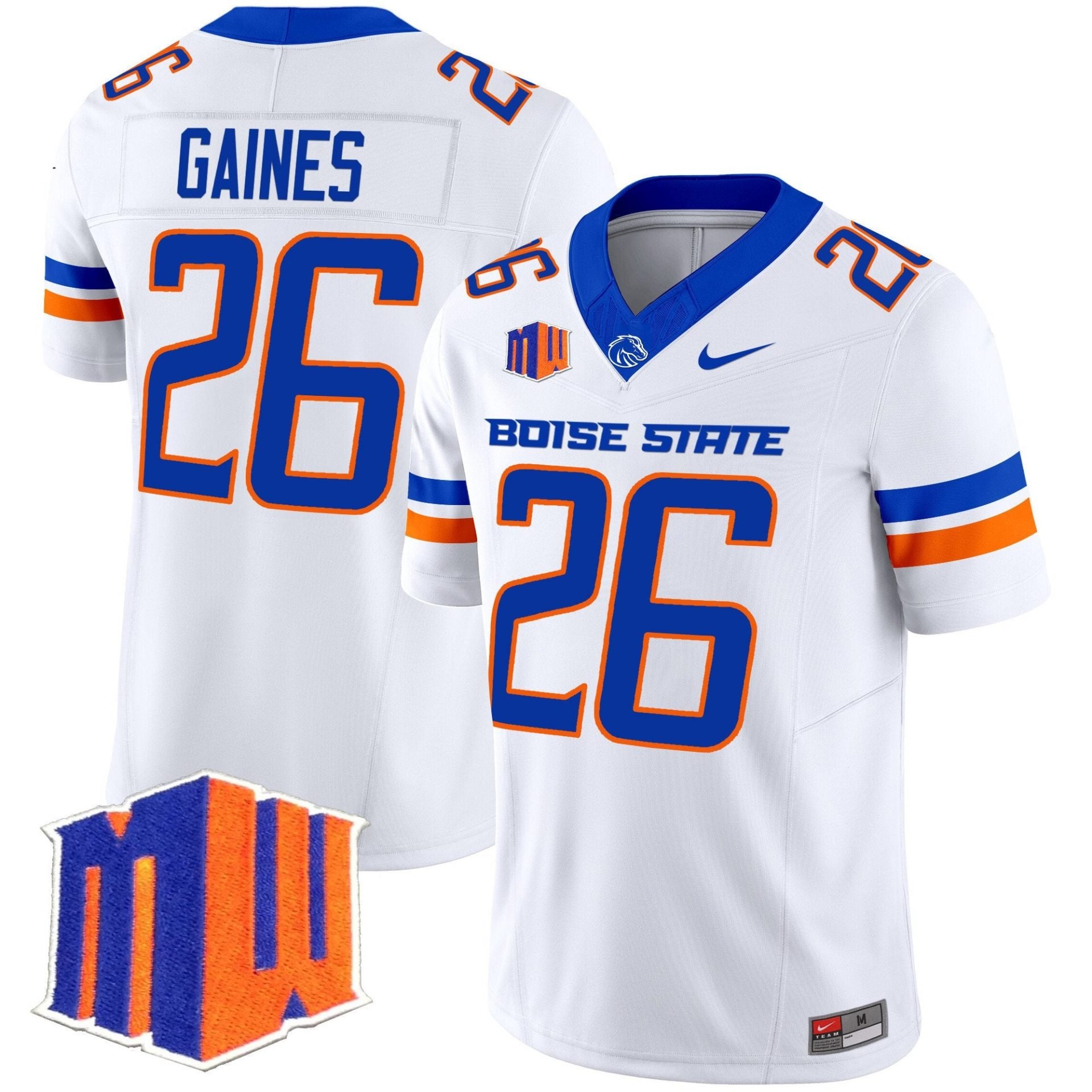 Sire Gaines Jersey #26 Boise State Broncos 2025 Vapor Stitched - Image 2