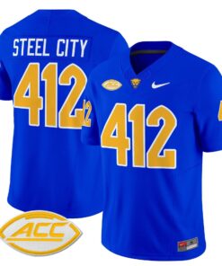 Steel City Jersey 412 Pittsburgh Panthers 2025 Limited Stitched Royal