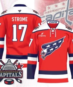 Washington Capitals Screaming Eagle Hockey Jersey - All Stitched 10 Strome