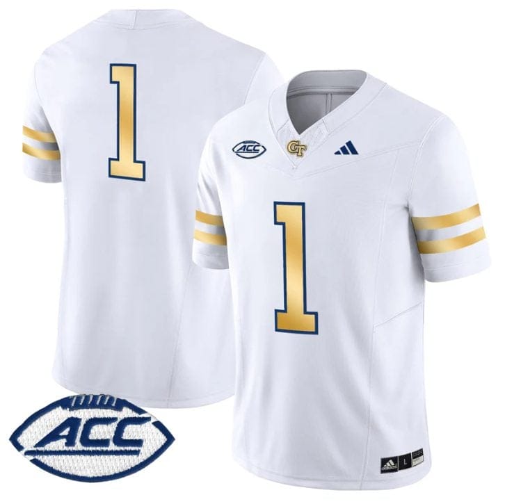 Team Jersey #1 Georgia Tech Yellow Jackets 2025 Limited Stitched 8 TDJD3E 1