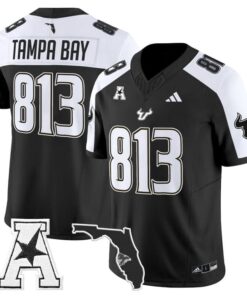 Tampa Bay Jersey #813 South Florida Bulls 2025 Vapor Limited Stitched 7 Tampa Bay Jersey 813 South Florida Bulls 2025 Vapor Limited Stitched Black Alter