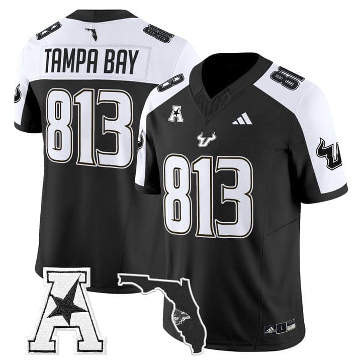 Tampa Bay Jersey #813 South Florida Bulls 2025 Vapor Limited Stitched 3 Tampa Bay Jersey #813 South Florida Bulls 2025 Vapor Limited Stitched - Image 3