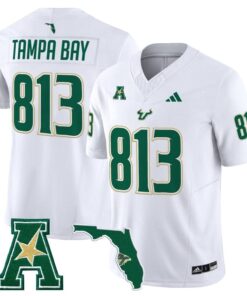 Tampa Bay Jersey #813 South Florida Bulls 2025 Vapor Limited Stitched 6 Tampa Bay Jersey 813 South Florida Bulls 2025 Vapor Limited Stitched White e980b2e0 0985 495e a074 a86590c68736