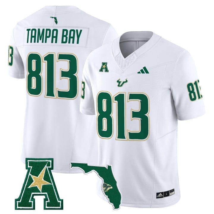 Tampa Bay Jersey #813 South Florida Bulls 2025 Vapor Limited Stitched 2 Tampa Bay Jersey #813 South Florida Bulls 2025 Vapor Limited Stitched - Image 2