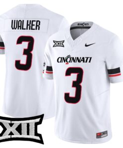 Tawee Walker Jersey 3 Cincinnati Bearcats 2025 Vapor Limited Stitched White 294fcffb bf17 45fc 8297 387cb1c6d702