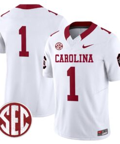 Alternative view of Team Jersey #1 Carolina 1980 Throwback Rebrand 2026 Stitched